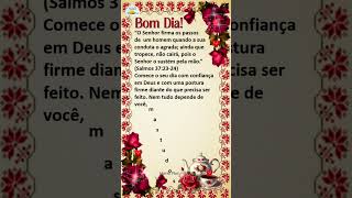 BOM DIA Confiança em Deus para um Novo Dia #lindamensagem #bomdia #mensagem #paz #proteçãodivina