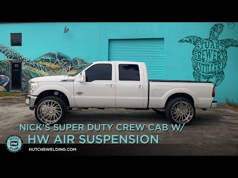 Super Duty Air Suspension - Leveled Crew Cab on 26 x 35s