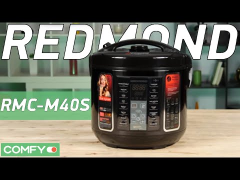 Мультиварка REDMOND RMC-M40S черный - Видео