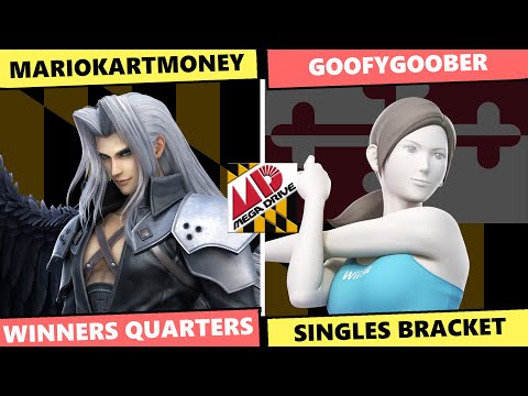 Mega Drive #187: Winners Quarters - Mariokartmoney (Sephiroth) Vs GoofyGoober (Wii Fit Trainer) SSBU