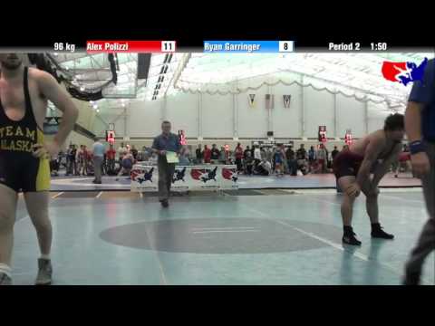 Alex Polizzi vs. Ryan Garringer at 2013 ASICS University Nationals - FS