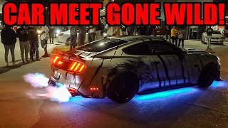7/11 CAR MEET TURNED INTO WARZONE, COPS SHUT IT DOWN! (DRIFTS, FULL SENDS, and MORE!)