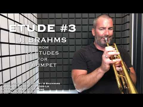 BRAHMS Etude #3 from 12 Etudes for Trumpet