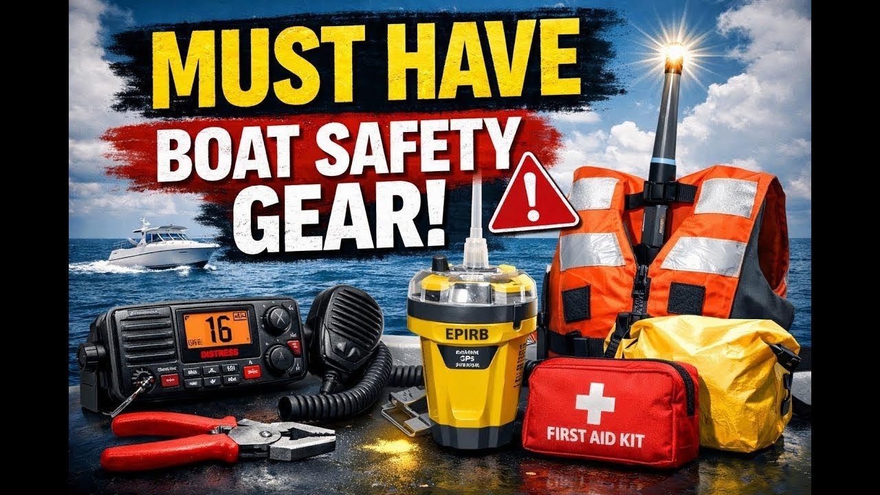 Boat Safety Essentials! MUST HAVE GEAR!
