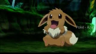 Eevee and Impidimp attempt to scare each other | Poké Azu | Pokemon Cute moments