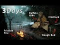 I Spent 3 Days In The MOUNTAINS With Only A BUFFALO HIDE For Shelter