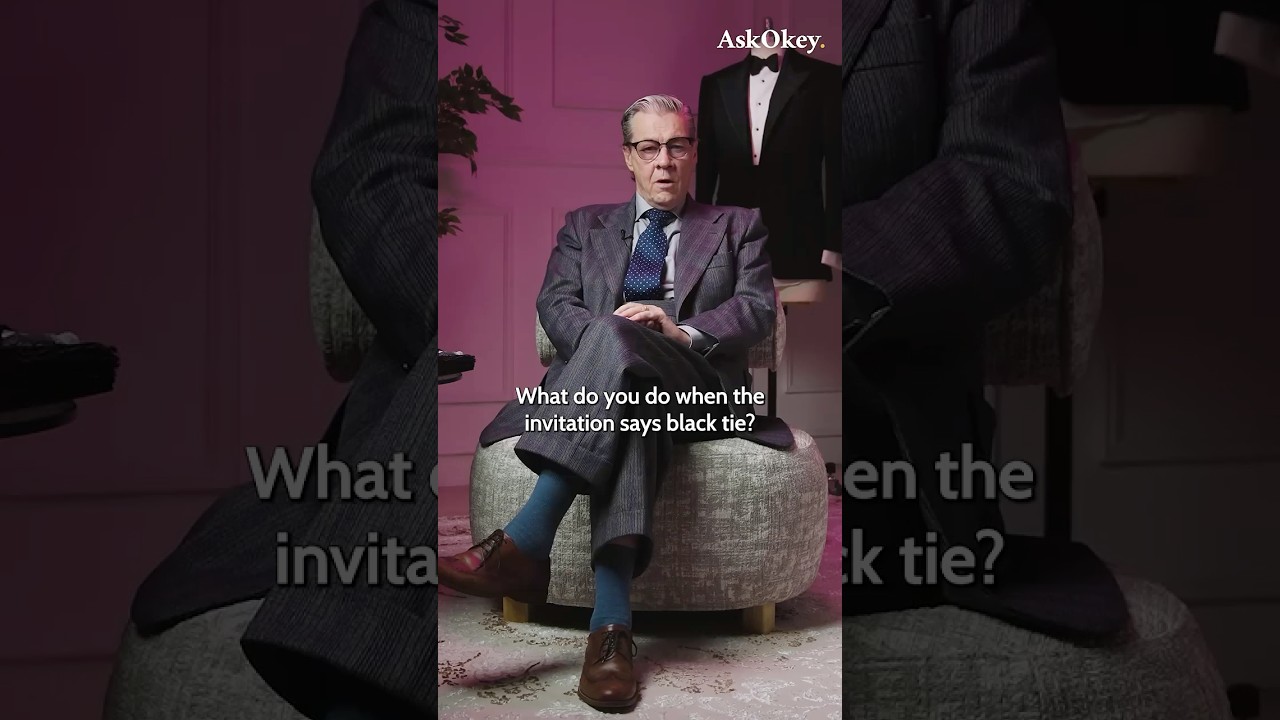 What do you do when the invitation says "Black Tie"?