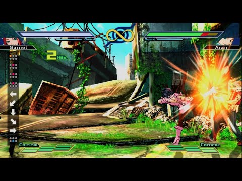 The Rumble Fish 2 Garnet combo into worlds end critical art