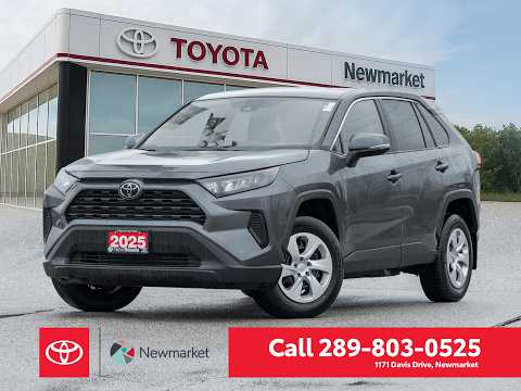 2025 Toyota RAV4 LE AWD in Gray for sale at Newmarket Toyota in Newmarket, ON