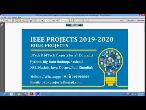 Defending Against Web Application Attacks Approaches, Challenges and Implications