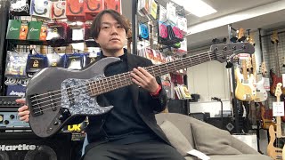 Video thumbnail for Wood Custom Guitars / Vibe Standard-5 Gun metallic【Test Play】 by Bass Sound Maniac