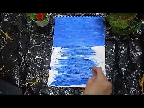 Simple white flower drawing 👌🦋