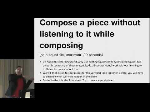 Lecture on composition etudes - Kreidler