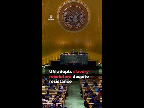 UN adopts slavery resolution despite resistance | AJ #shorts