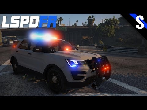GTA V LSPDFR #119 Connecticut State Police 2016 Ford Explorer Interceptor Utility