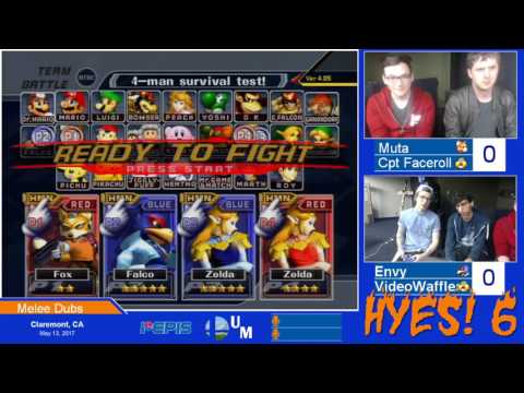 HYES! 6 Doubles LF - Muta & Captain Faceroll (Red) vs Envy & VideoW (Blue)
