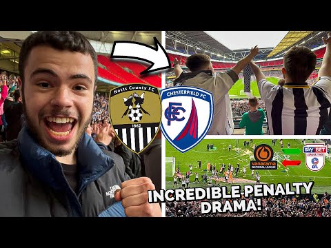 THE MOMENT NOTTS COUNTY WIN on PENALTIES to SECURE PROMOTION vs CHESTERFIELD 🏆