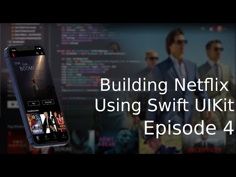Building Netflix App in Swift 5 and UIKit - (Xcode 13, 2021) - Episode 4 - Navigation Bar thumbnail