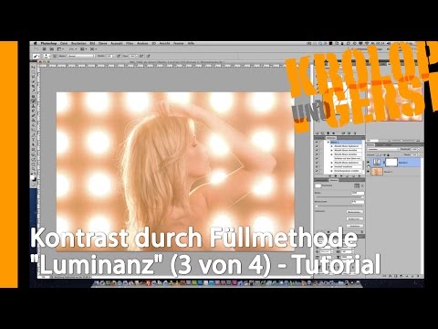 Kontrast durch Füllmethode "Luminanz" (3 von 4) - Tutorial 💻 PHOTOSHOP 💻 Krolop&Gerst