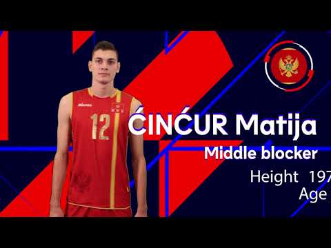 12. MATIJA ĆINĆUR - MNE - EURO VOLLEY 2021
