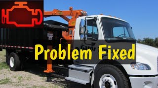 freightliner red stop engine light. how to reset red check engine light.