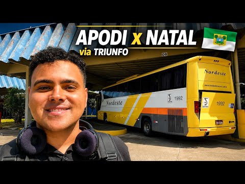 Conhecendo o SERTÃO POTIGUAR em uma Viagem de APODI para NATAL via TRIUNFO e CARNAÚBA com a NORDESTE