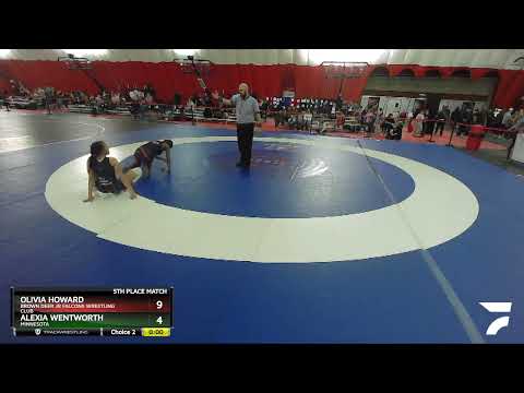 112-117 Lbs 5th Place Match - Alexia Wentworth, Minnesota Vs Olivia Howard, Brown Deer Jr Falcons