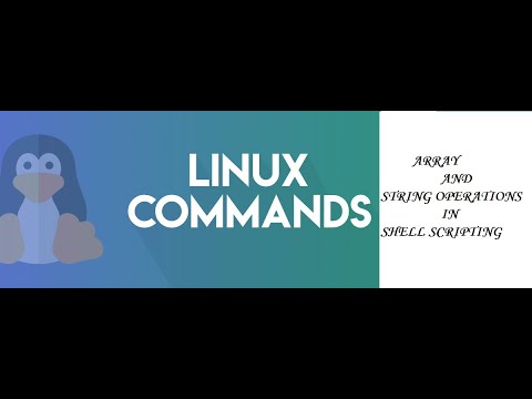 Learn Linux Os Array And String Operations In Shell Scripting