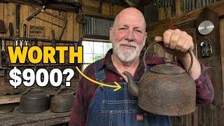 10 Rusty Cast Iron Kettles in Your Barn Worth Thousands! (Never Sell These)