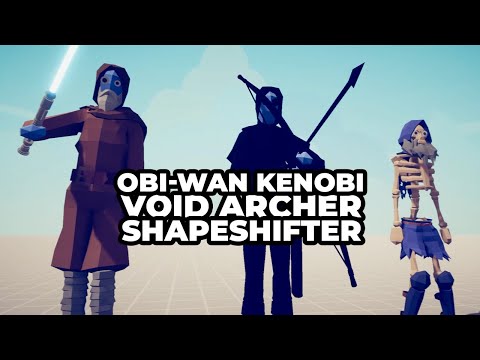 OBI WAN KENOBI, VOID ARCHER and SHAPESHIFTER vs EVERY UNIT - Totally Accurate Battle Simulator
