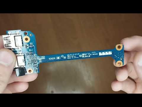 Плата с разъемами USB для ноутбука HP Envy M6-1000 QCL50 LS-8714P (455M1L32L01) Rev:1.0 - фото 1 - id-p2489258995