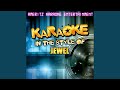 Who Will Save Your Soul? (Karaoke Version)