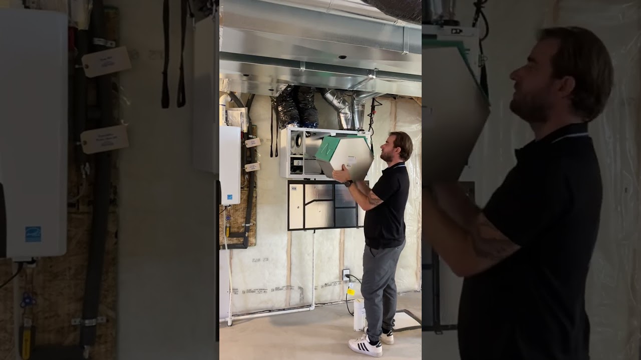 HRV (Heat recovery ventilator) system