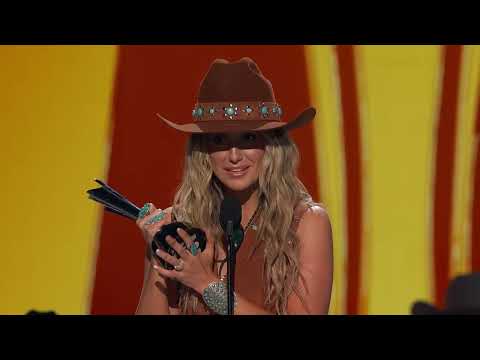 Lainey Wilson accepts the Award for ACM Entertainer of the Year (Live from the 60th ACM Awards)