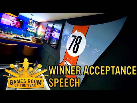 Games Room Of The Year 2021 - Winner Acceptance Speech