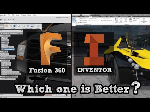 Fusion 360 vs inventor which is Better