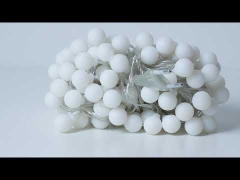 Bshopy elemes, 100 LED-es, 15 méteres fényfüzér (meleg fehér)