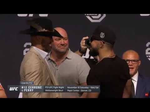 UFC 25th Anniversary Press Conference Staredowns
