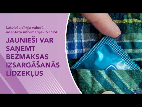 Video ziņas Nr. 124 “Jaunieši var saņemt bezmaksas izsargāšanās līdzekļus”