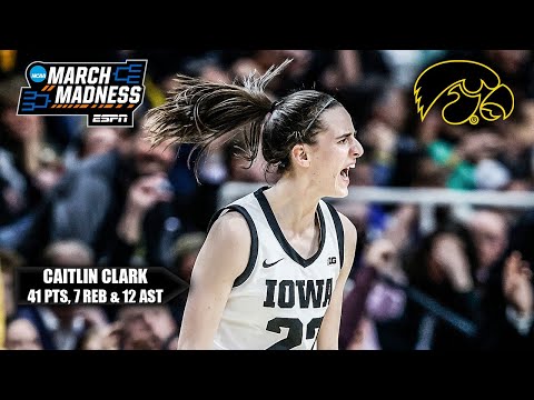 CAITLIN CLARK IS TAKING THE IOWA HAWKEYES TO THE FINAL FOUR ???? | ESPN College Basketball