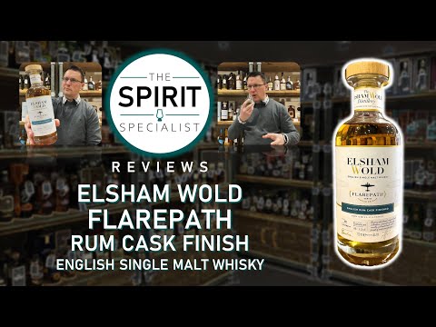 The Spirit Specialist reviews Elsham Wold Distillery Flarepath Rum Finish English Single Malt Whisky