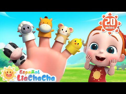 La Familia Dedo (Versión Animales de Granja) | LiaChaCha en Español - Canciones Infantiles