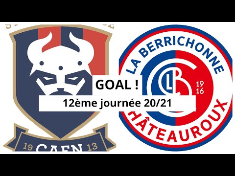 Caen - Châteauroux [(1)-1] GOAL 74' (Yacine Bammou) 12ème journée 2020/21