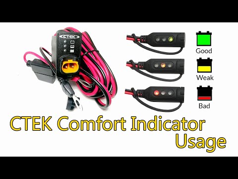 CTEK Comfort Indicator Usage for Monitoring Car Battery Status Accuracy