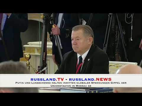 Putin und Lukaschenko halten inmitten globaler Spannungen Gipfel der Unionstaaten in Moskau ab