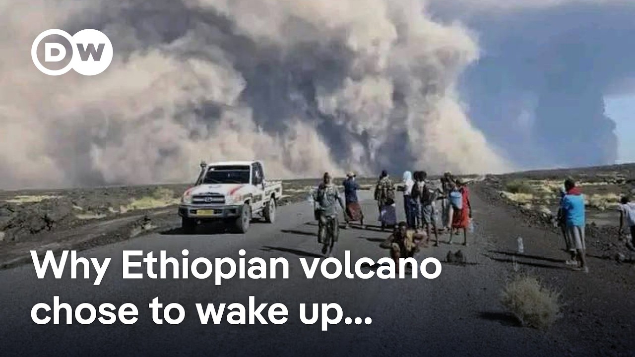 Ethiopian volcano erupts for first time in 12,000 years, sending ash cloud to Delhi | DW News