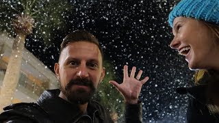 Our $15 Festive Celebration Date Night! | Real Florida Snoap, Train Ride & Christmas Lights!