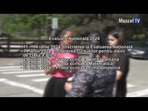 Jurnal MUSCEL TV 07.09.2023 Calendar examenelor din 2024 ale elevilor s-a publicat