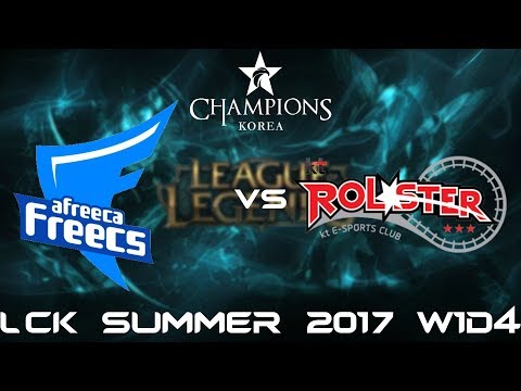 [LCK] Afreeca Freecs vs KT Rolster Highlight Game 1 W1D4 LCK SUMMER 2017