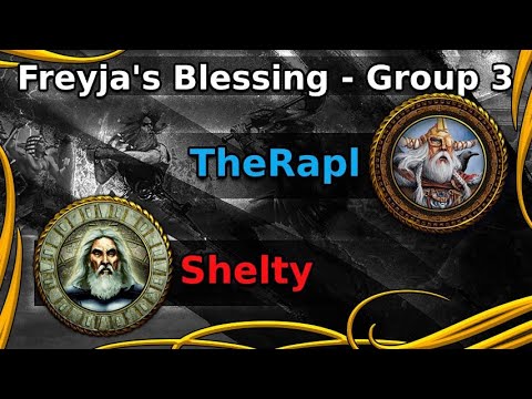 Age of Mythology: Shelty vs Rapl - Freyja's Blessing Tournament - Group 3